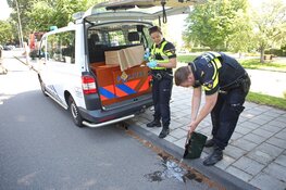 Duikers halen buit van inbrekers boven water in Overveen