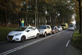 Vier auto's betrokken bij kettingbotsing op N206 in Vogelenzang