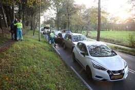 Vier auto's betrokken bij kettingbotsing op N206 in Vogelenzang