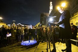 Holocaust Memorial Day op de Grote Markt in Haarlem
