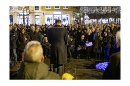 Holocaust Memorial Day op de Grote Markt in Haarlem