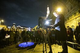Holocaust Memorial Day op de Grote Markt in Haarlem