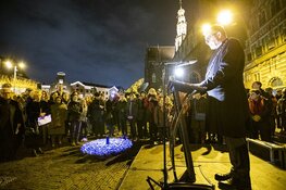 Holocaust Memorial Day op de Grote Markt in Haarlem