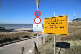 Lege boulevards in Zandvoort en Bloemendaal