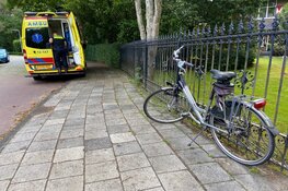 Vrouw gewond na val met fiets