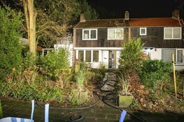 Brand in woning aan de Kleine Sparrenlaan in Bennebroek
