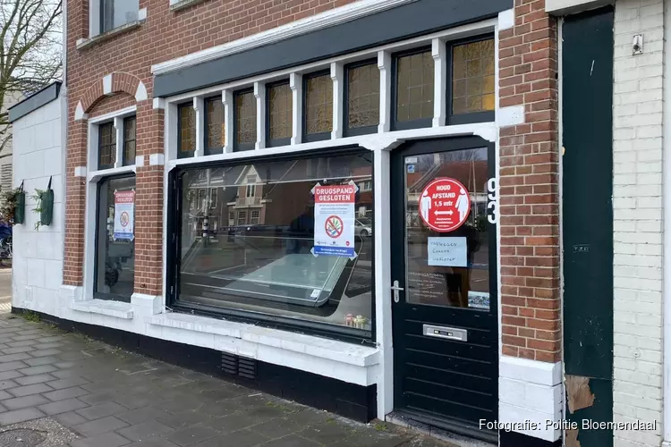 Drugspand in Bennebroek voor zes maanden gesloten