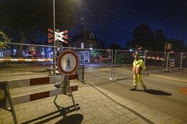 Spoorwegovergangen met hekken afgesloten vanwege Formule 1
