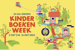 De Bibliotheek Zuid-Kennemerland kleurt Gi-Ga-Groen tijdens de Kinderboekenweek