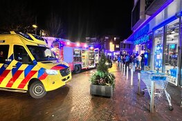 Brand bij supermarkt in Zandvoort