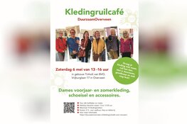 `Draag je het niet meer, ruil het dan` Voorjaarseditie Kledingruilcafé Duurzaam Overveen