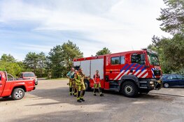 Brandweer heeft handen vol aan duinbrand in Overveen