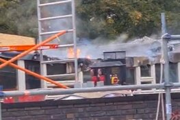 Brand bij school in renovatie in Bennebroek