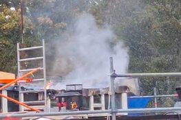 Brand bij school in renovatie in Bennebroek