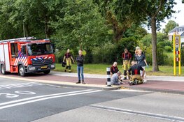 Hond raakt bekneld tussen voorwiel van fiets in Bloemendaal