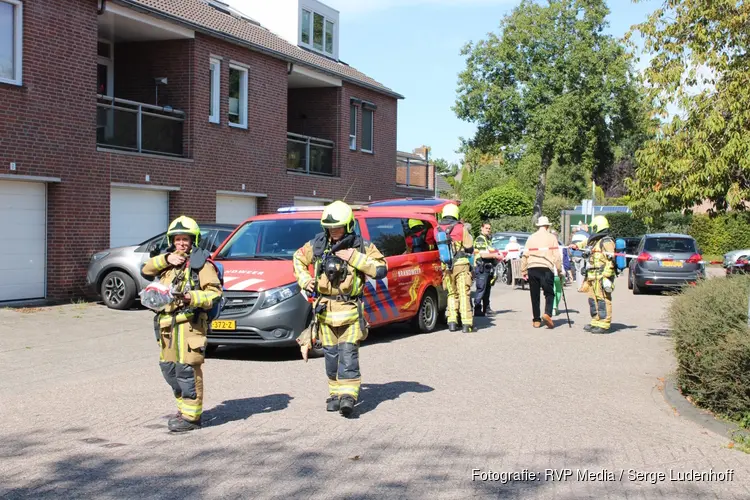 Veel brandweer opgeroepen voor brand en gaslekkage in Aerdenhout