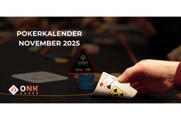 Pokerkalender van de maand november bij ONK Poker