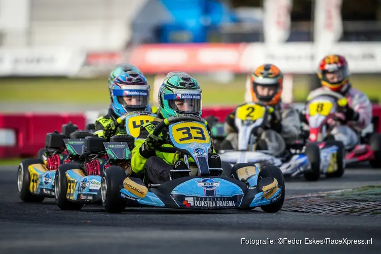 Oliver Bleekemolen wint zesde ronde na spannende slotrace, broertje Benjamin rijdt snelste ronde van het weekend