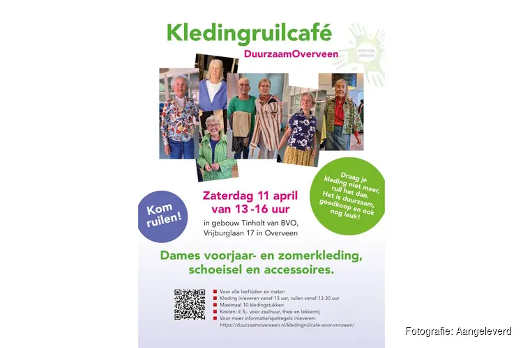 Voorjaarseditie Kledingruilcafé Duurzaam Overveen