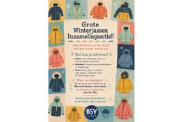 Bloemendaalse basisschool 'de BSV' zamelt tijdens Jaarmarkt winterjassen in voor kinderen op de vlucht